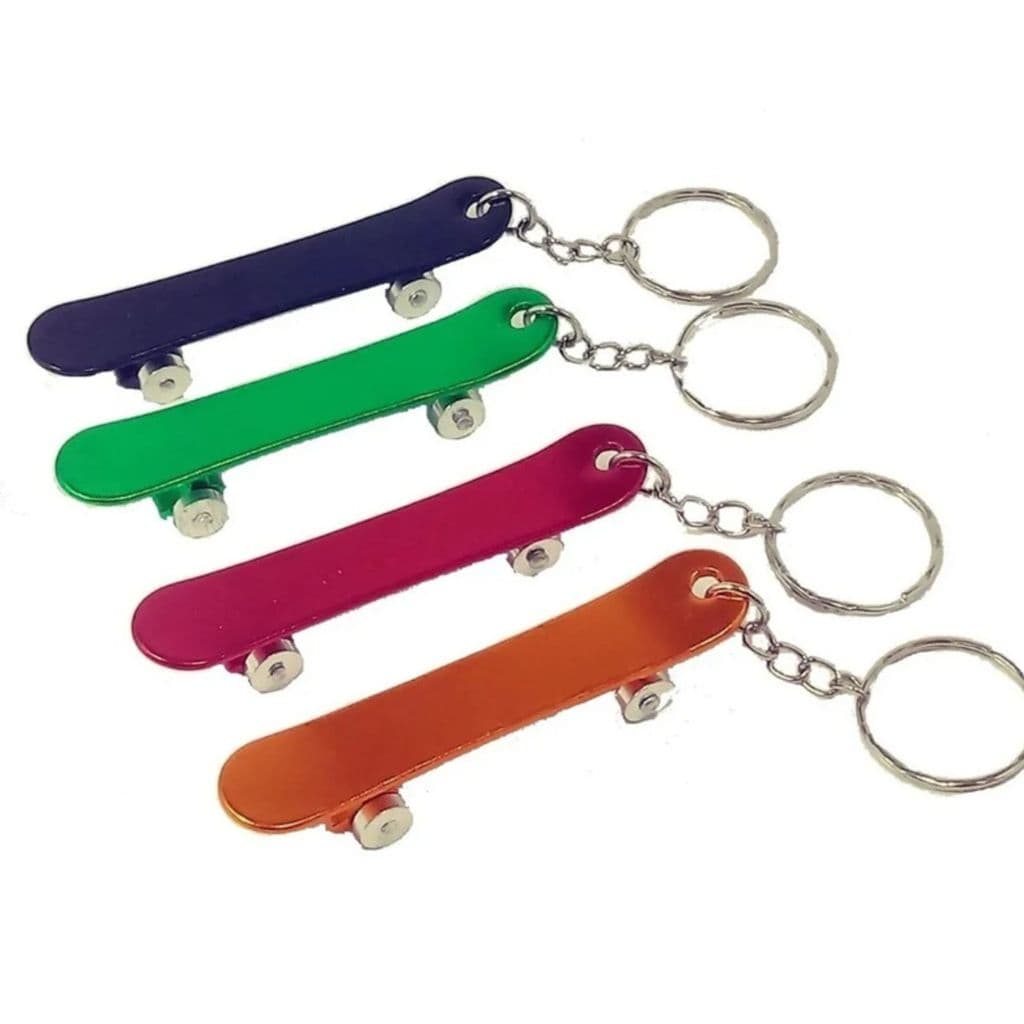 4 Chaveiro Abridor De Garrafas Mini Skate Não Personalizado