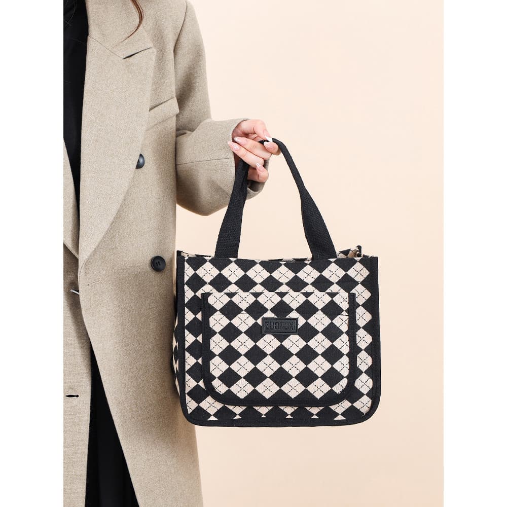 Bolsa feminina 2026 novo estilo mãe pequena bolsa de alto valor carta grande capacidade leve passeio senhoras sacola