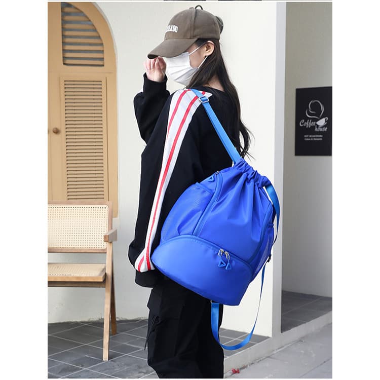 Oxford pano cordão saco cordão mochila grande capacidade esportes futebol saco de basquete esportes ao ar livre escalada