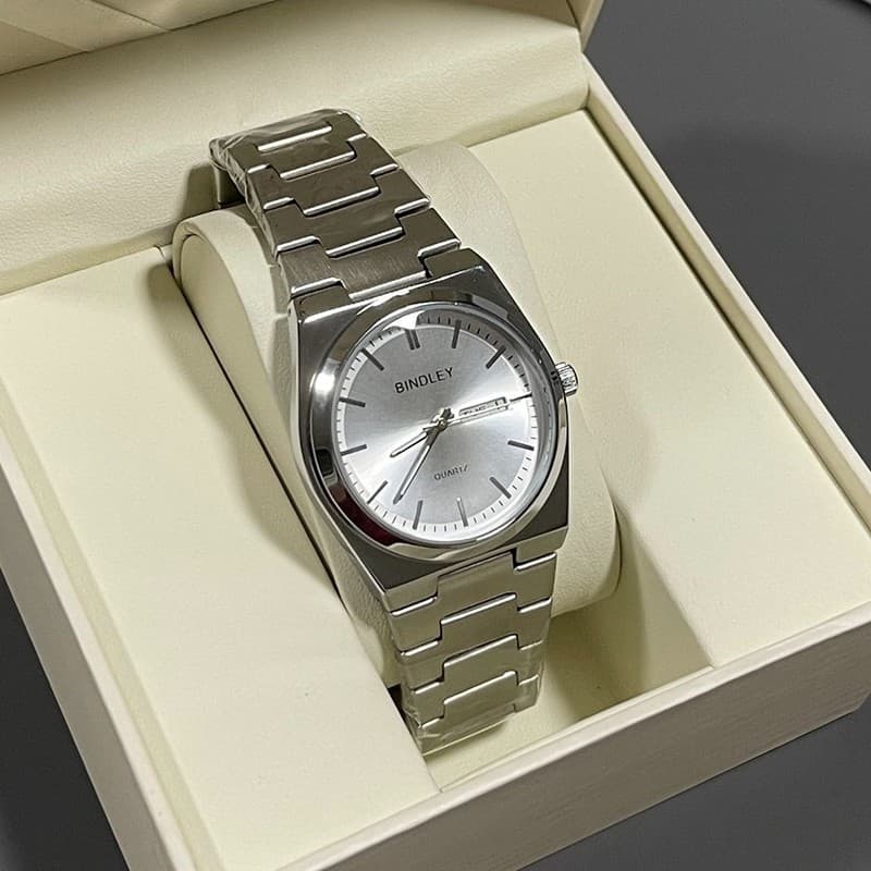 2025 novo estilo high-end relógio masculino moda high-end sentido tendência de negócios luminoso calendário duplo relógi
