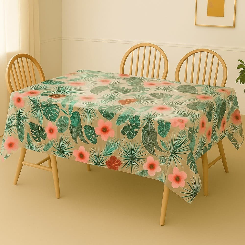 Toalha De Mesa Diamante Tropical Peça Pronta 1,38x2,00m Vinil
