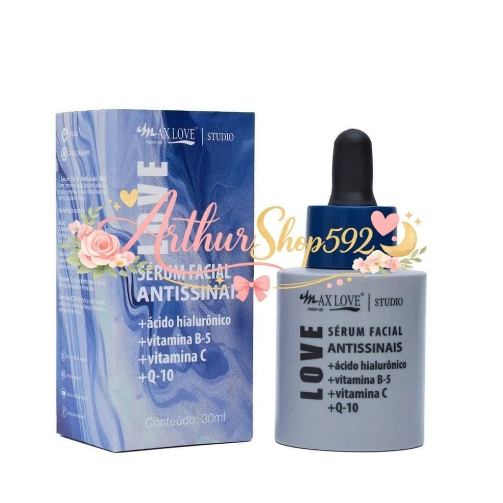 (V)✨ Sérum Facial Antissinais Vitamina C + Q10 Max Love – Firmeza, Luminosidade e Renovação6W8V