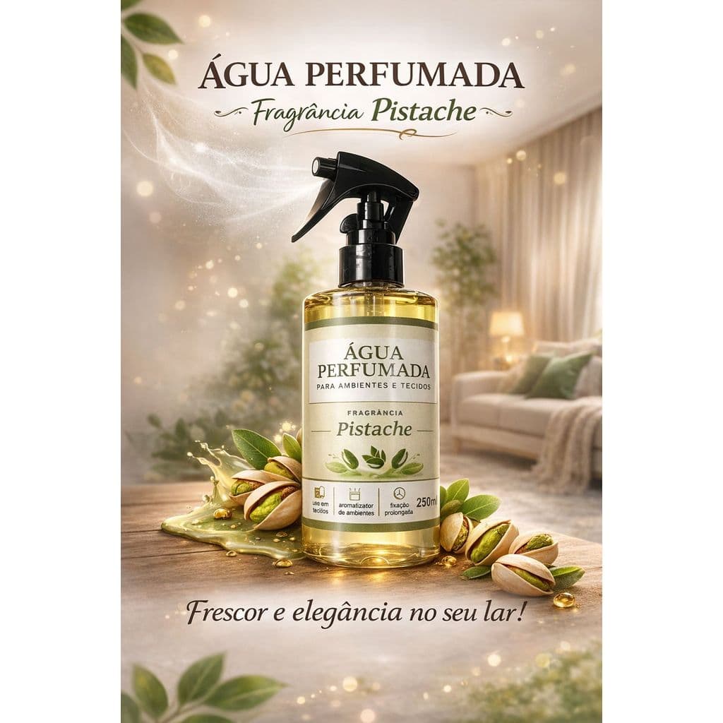 Perfume Para Lençol Roupas Pistache Cheiro de Casa de Rica Cheirinho de Casa Perfume de Roupa para lençol ambiente