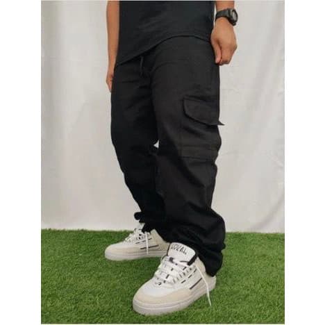 FENIXJEANS  -CALÇA CARGO SKATE MASCULINO COM BOLSO LATERAL LANÇAMENTO