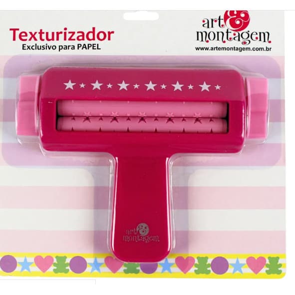Texturizador Para Papel Modelo Estrela 10,5cm – Papelaria Criativa e Artesanato