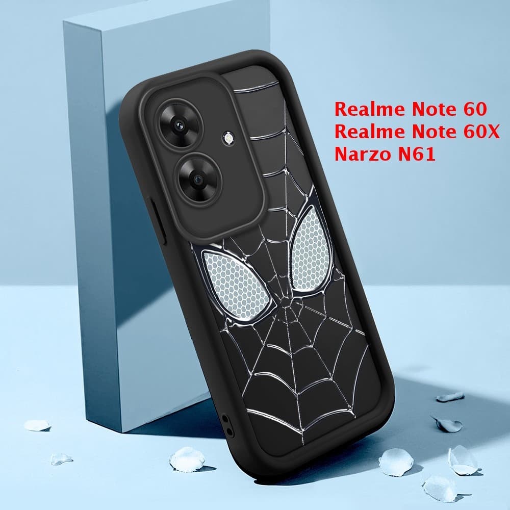 Capinha Para Realme Note 60 60X Narzo N61 Case Normal Capa De Celular Preto Macio Silicone 5115 TYB