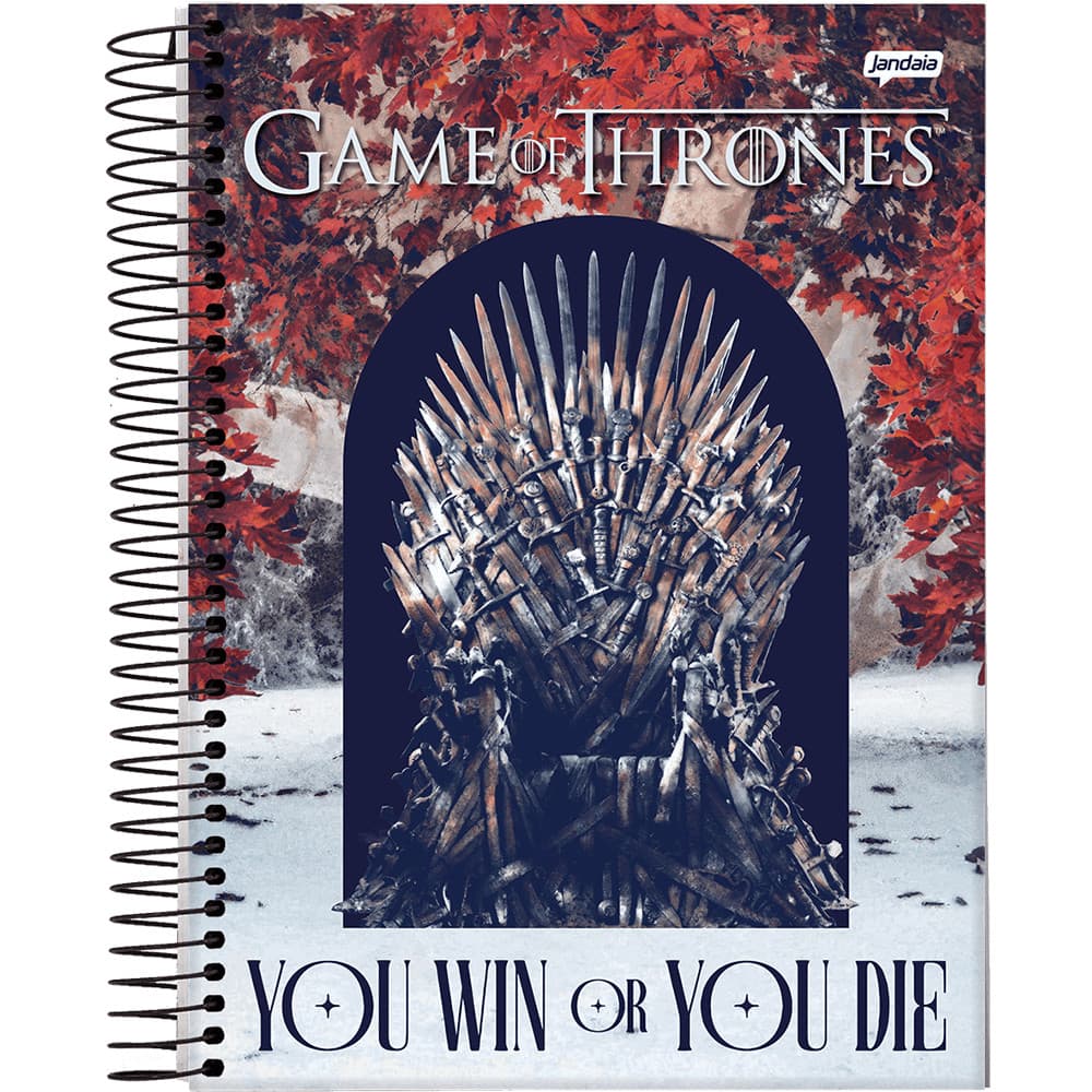 Caderno Game of Thrones Ice e Fire 15 Matérias 240 Folhas