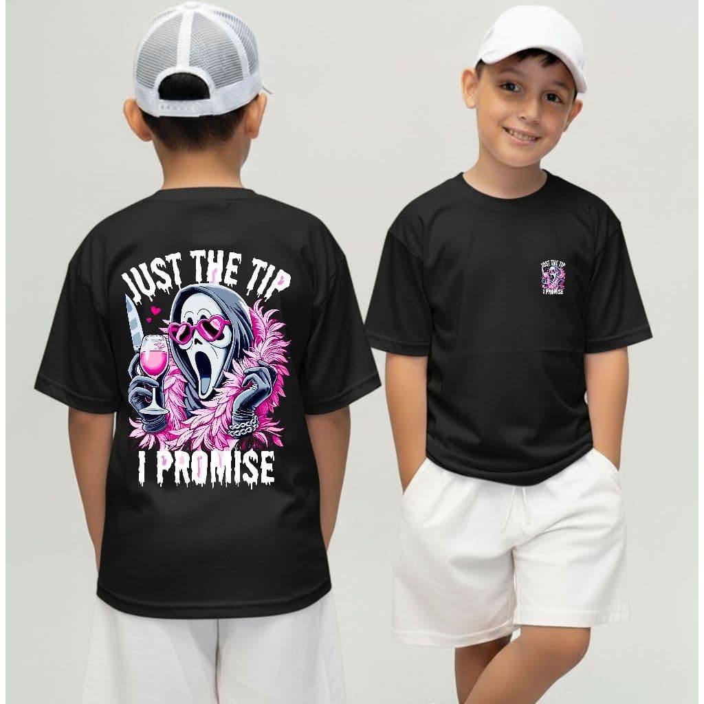 Camiseta Infantil Malha 30.1 100% Algodão Camisa Juvenil Estilosa Divertida Caveira Bebendo Animada