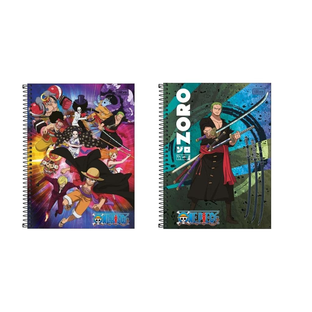 Caderno 10 Matérias One Piece 160 folhas - Tilibra