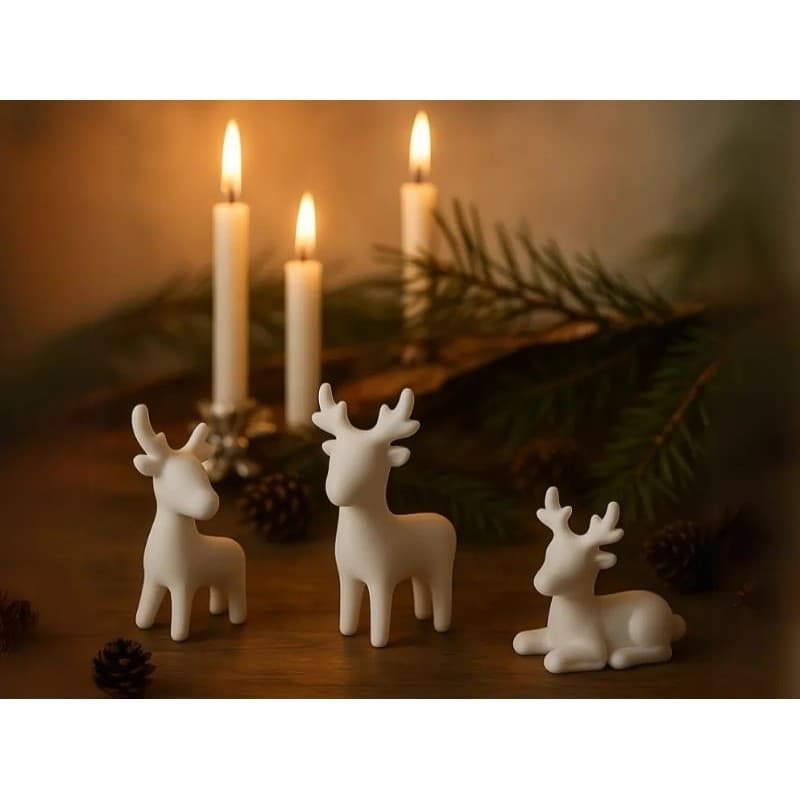 ✨ Kit de Renas Decorativas – Natal Encantado! ✨
