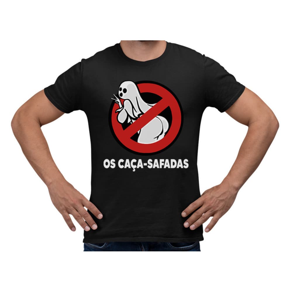 Camiseta Engraçada Carnaval Os Caça Safadas Amigos Bloquinho Blusa Algodão Premium