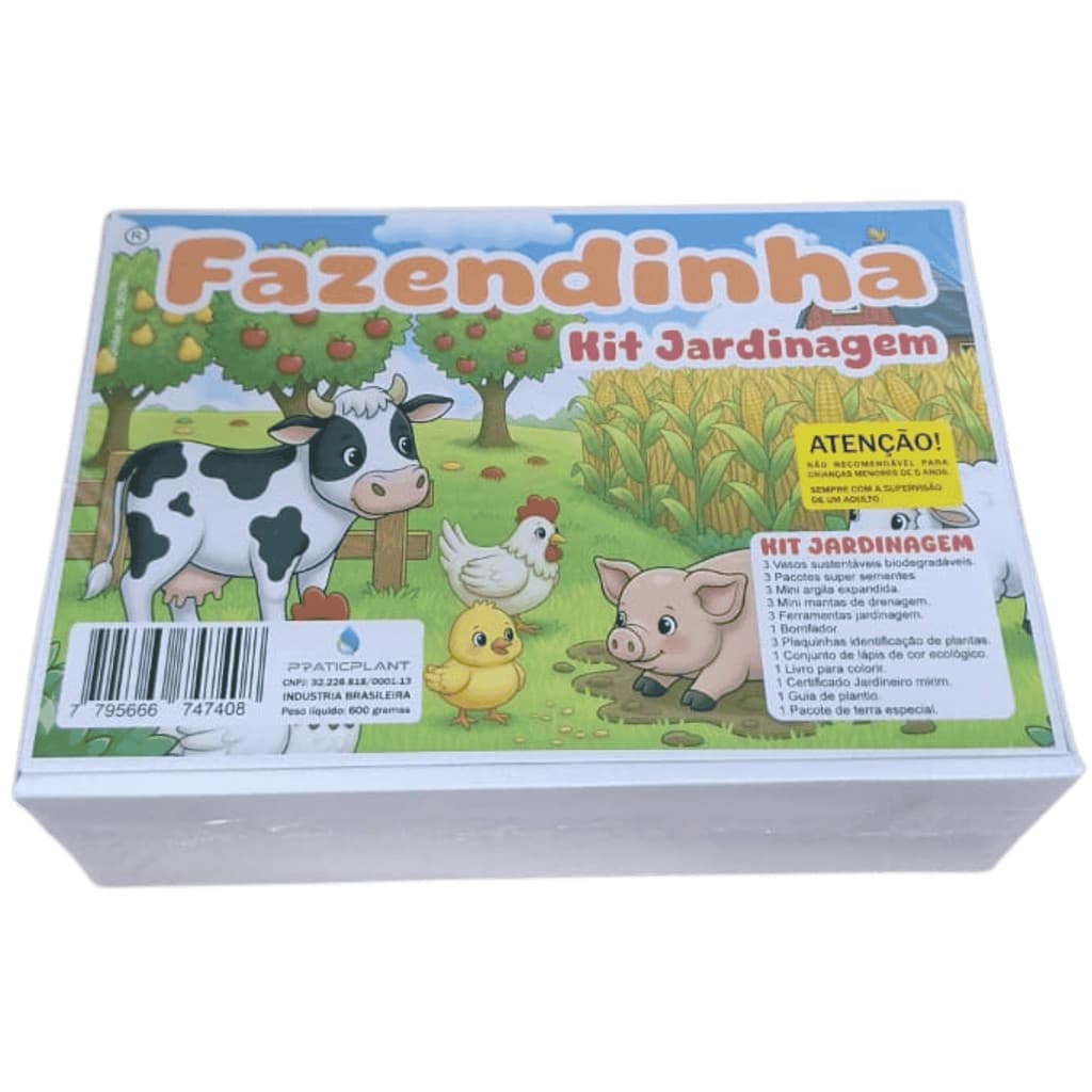 Kit Jardinagem Infantil Criança Completo Brinquedo Educativo 24 Peças