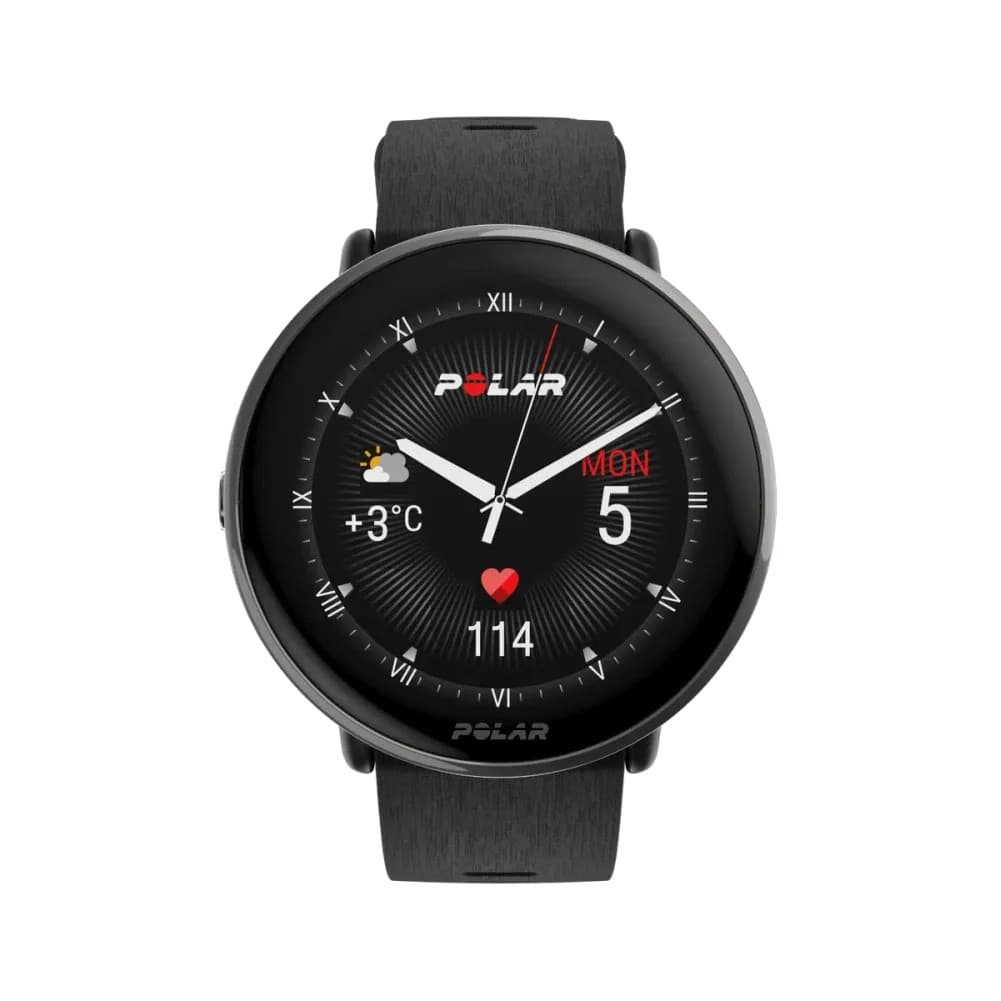 Relógio de Corrida Polar Ignite 3 Titanium Black
