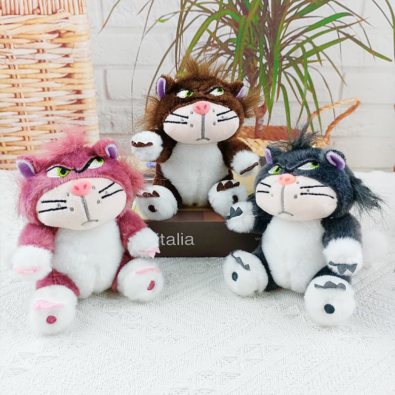 Bonito Lúcifer Mary Cat Boneca Chaveiro Pingente De Pelúcia Casal Brinquedo