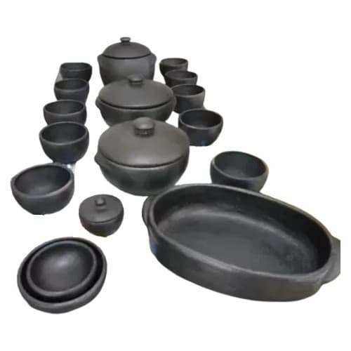 Conjunto 10 Peças Panelas De Barro Moqueca Capixaba