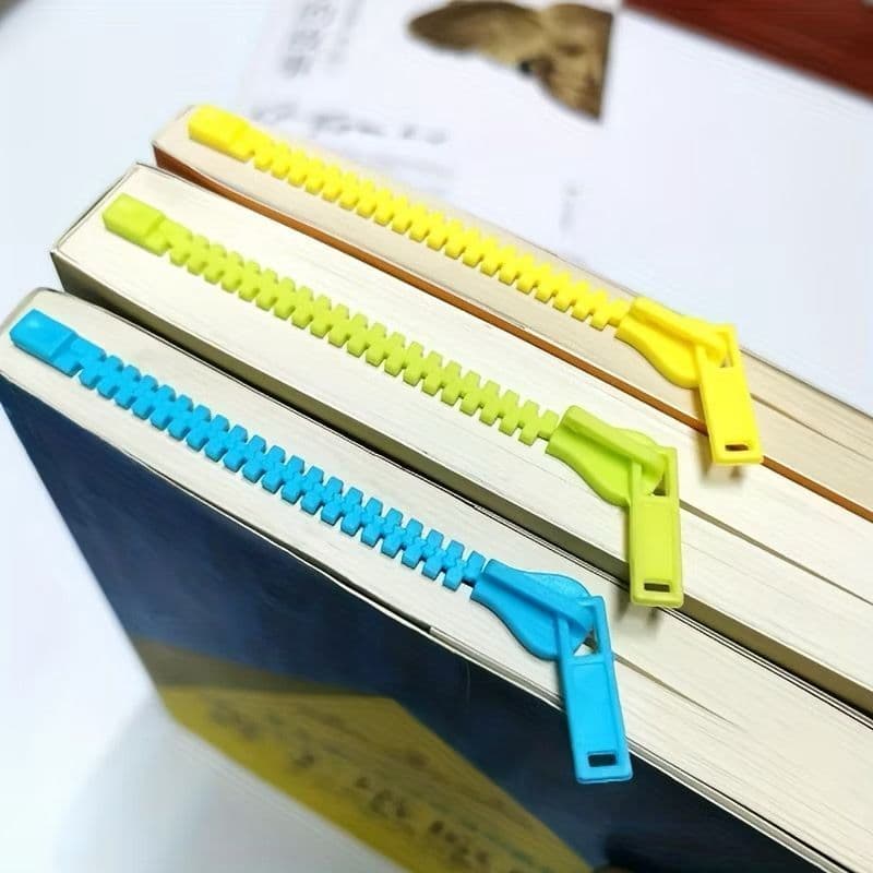 Marcador de Página com Régua e Clip – Multifuncional para Livro, Agenda e Caderno