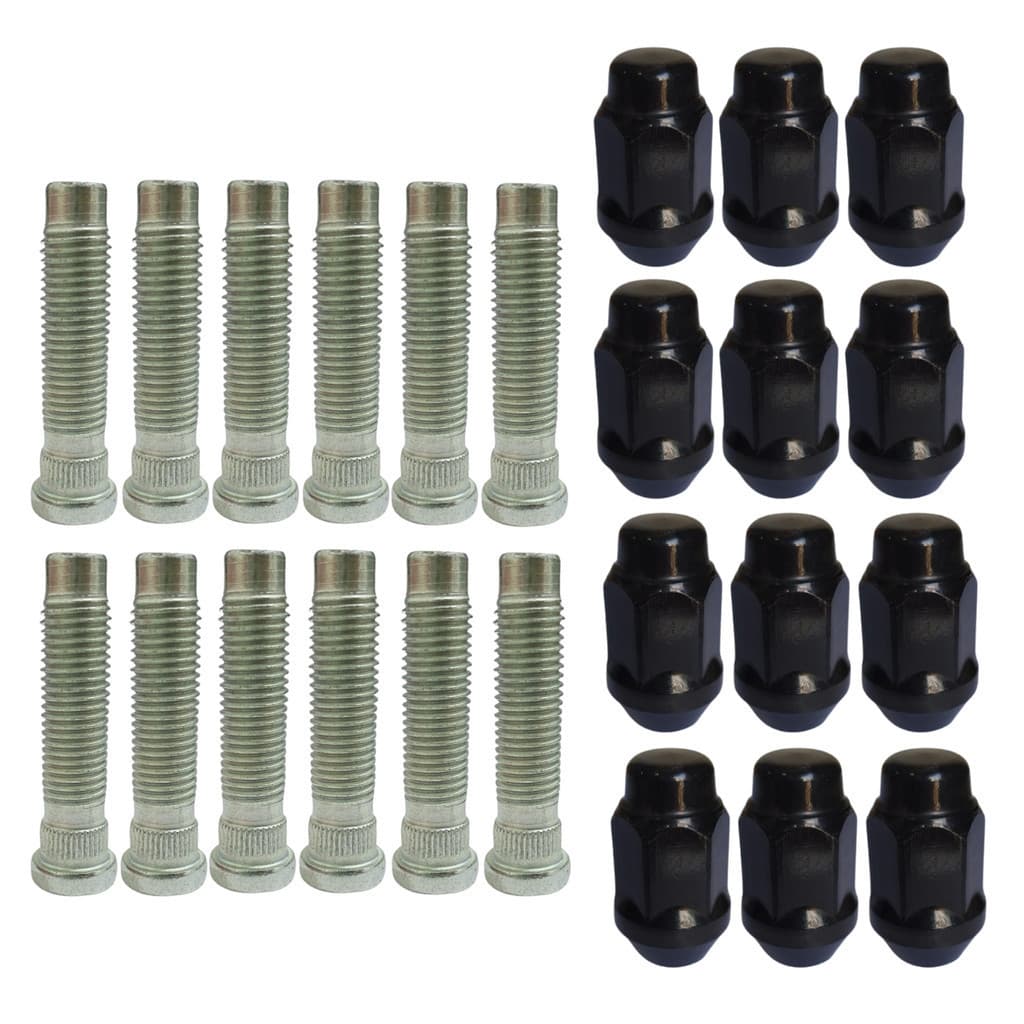 12 Prisioneiros C/ Porcas Roda Cruze Malibu Captiva S10 Tracker