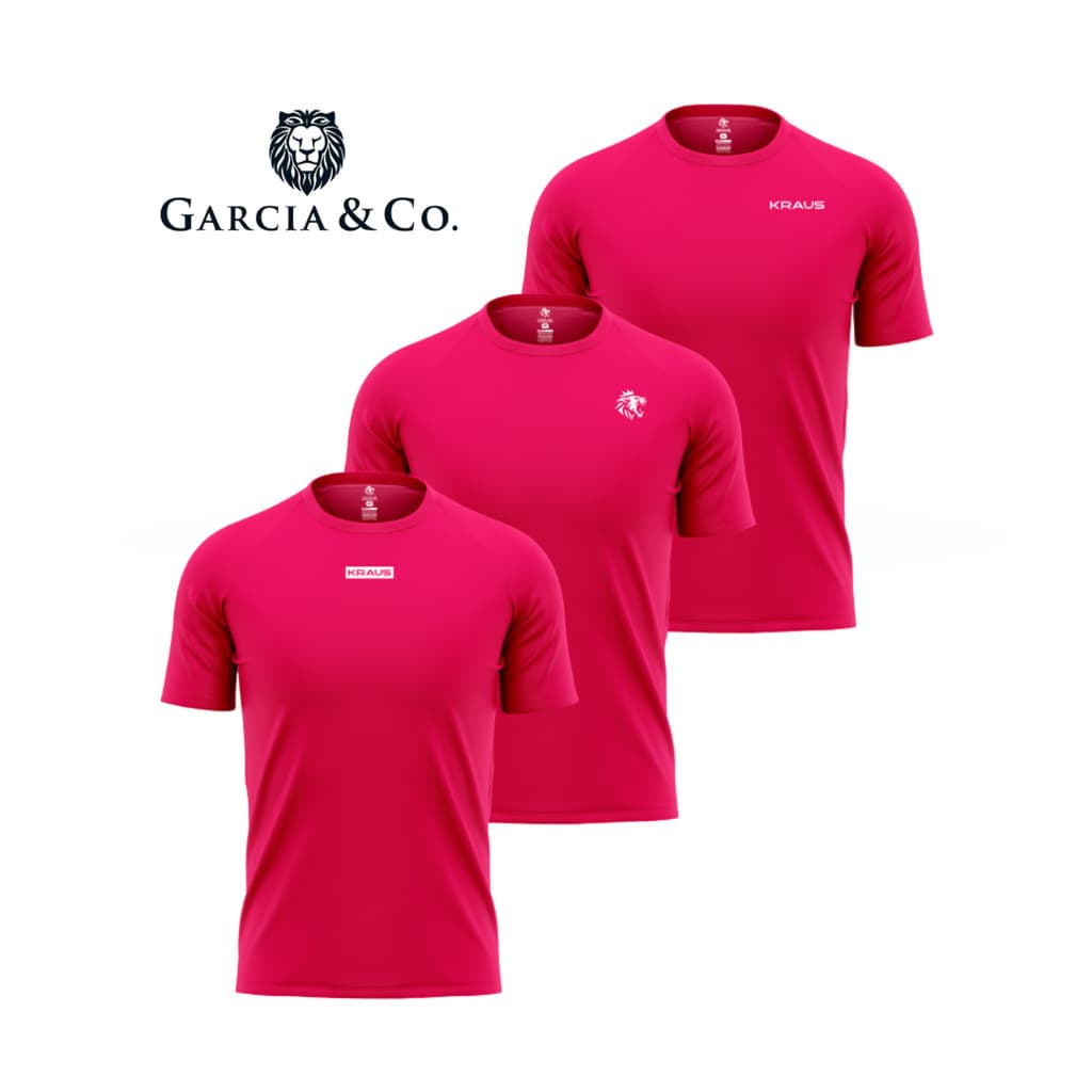 Kit 3 Camisetas Masculinas Dry Fit Respirável Performance Academia Conforto Bordô