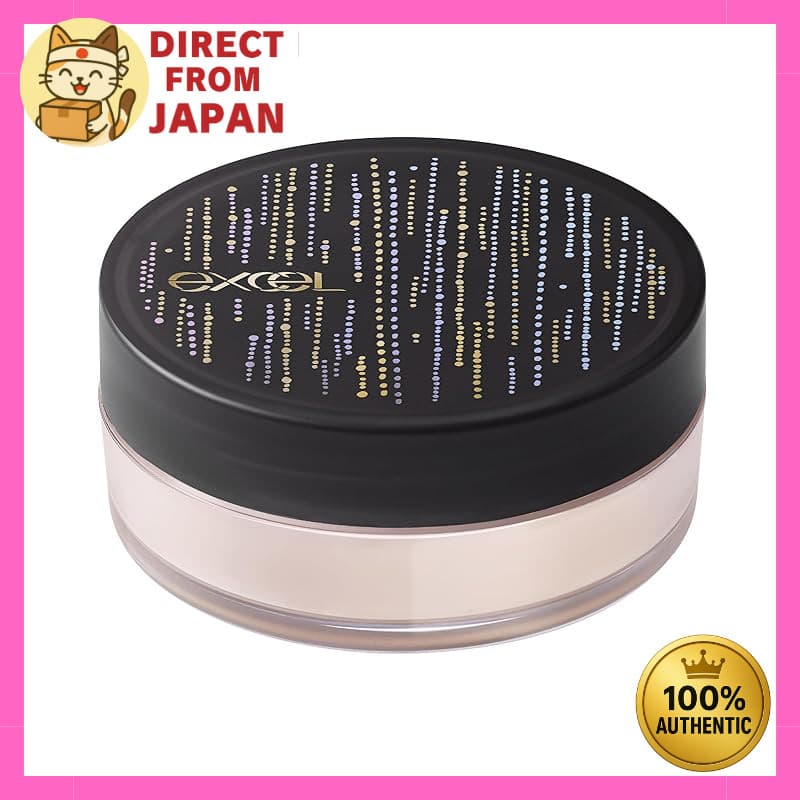 [Direct from Japan] Excel Extra Rich Serum-In Powder EX04 Shimmer Lavender Glow Loose Powder