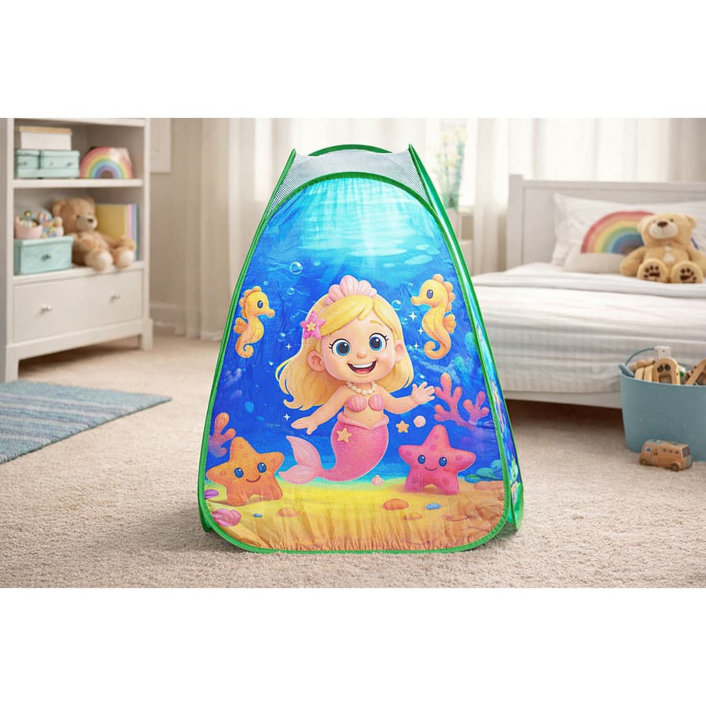 Barraca Infantil Cabana Barraquinha Casinha Sereia Pop-up