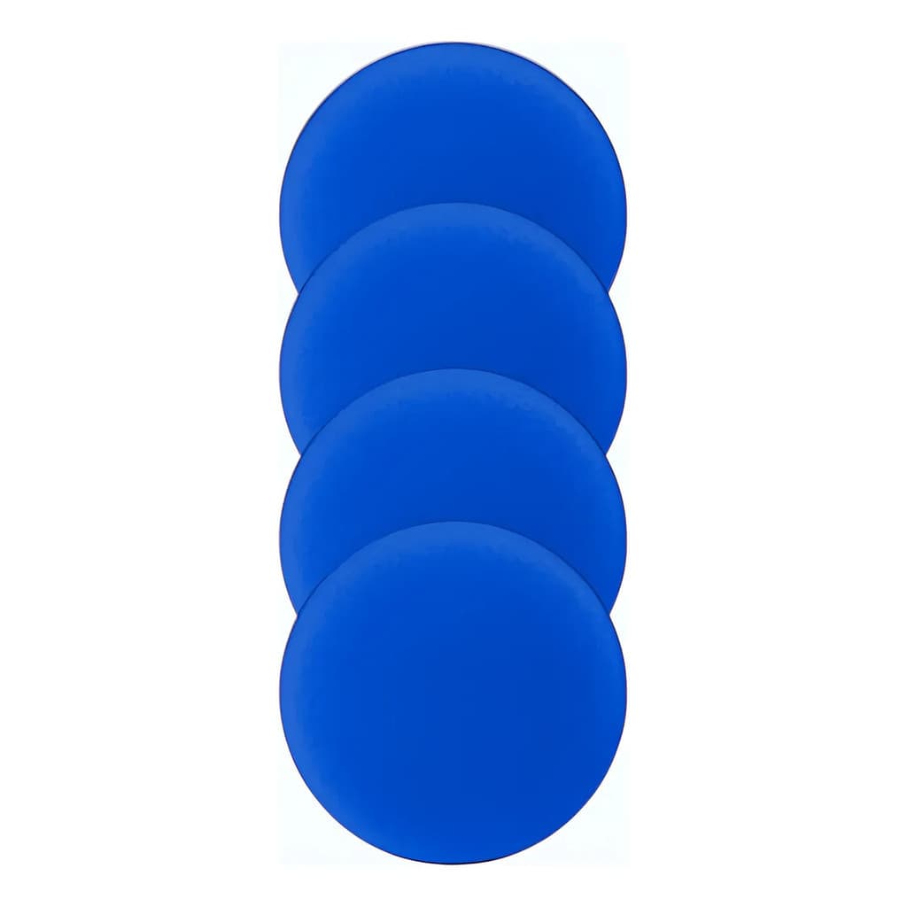 Kit 4 Aplicador Espuma Para Cera Plásticos Pneus Couro Cs
