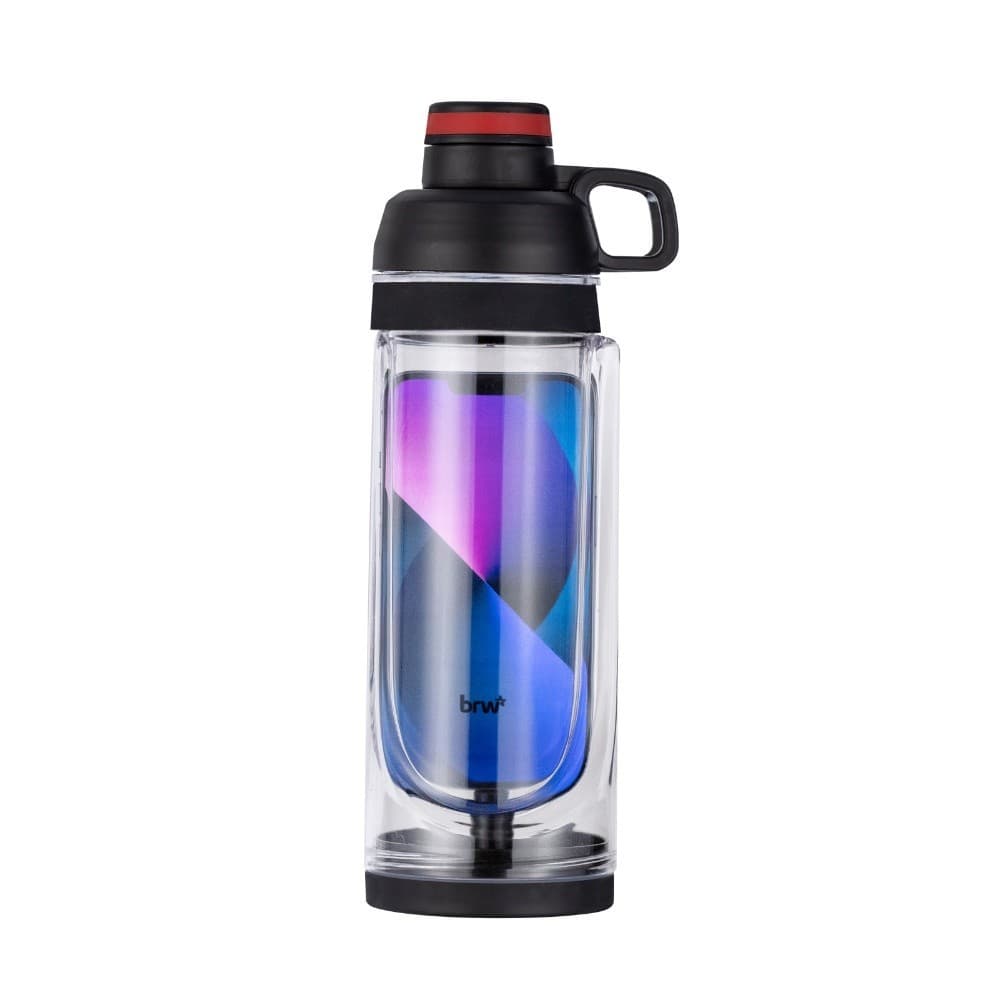 Garrafa Porta Celular 500ml BRW – Academia, Caminhada e Corrida