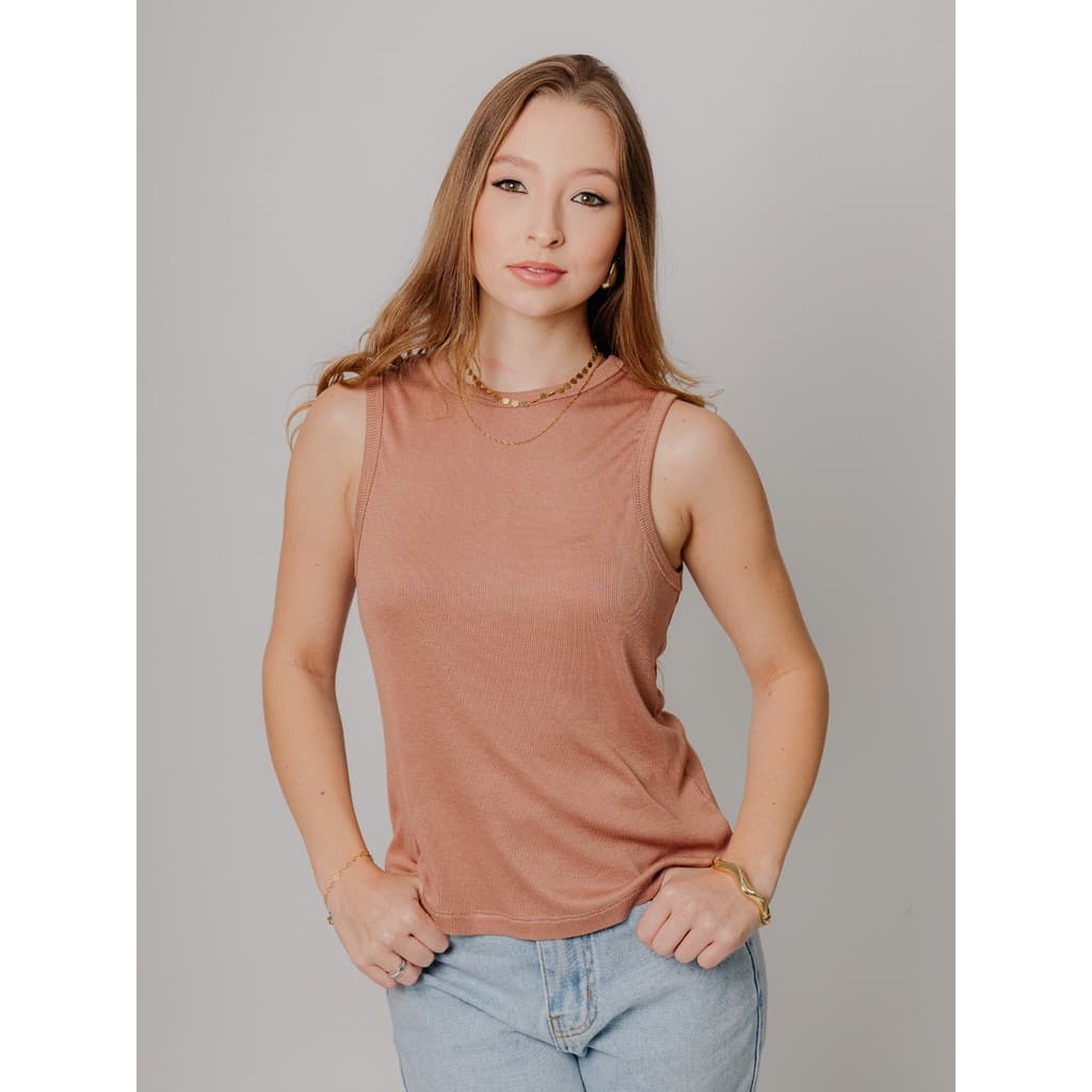 kit 3 Blusas Regatas Feminina Em Ribana Toque Suave moderna De Alta Qualidade e Conforto
