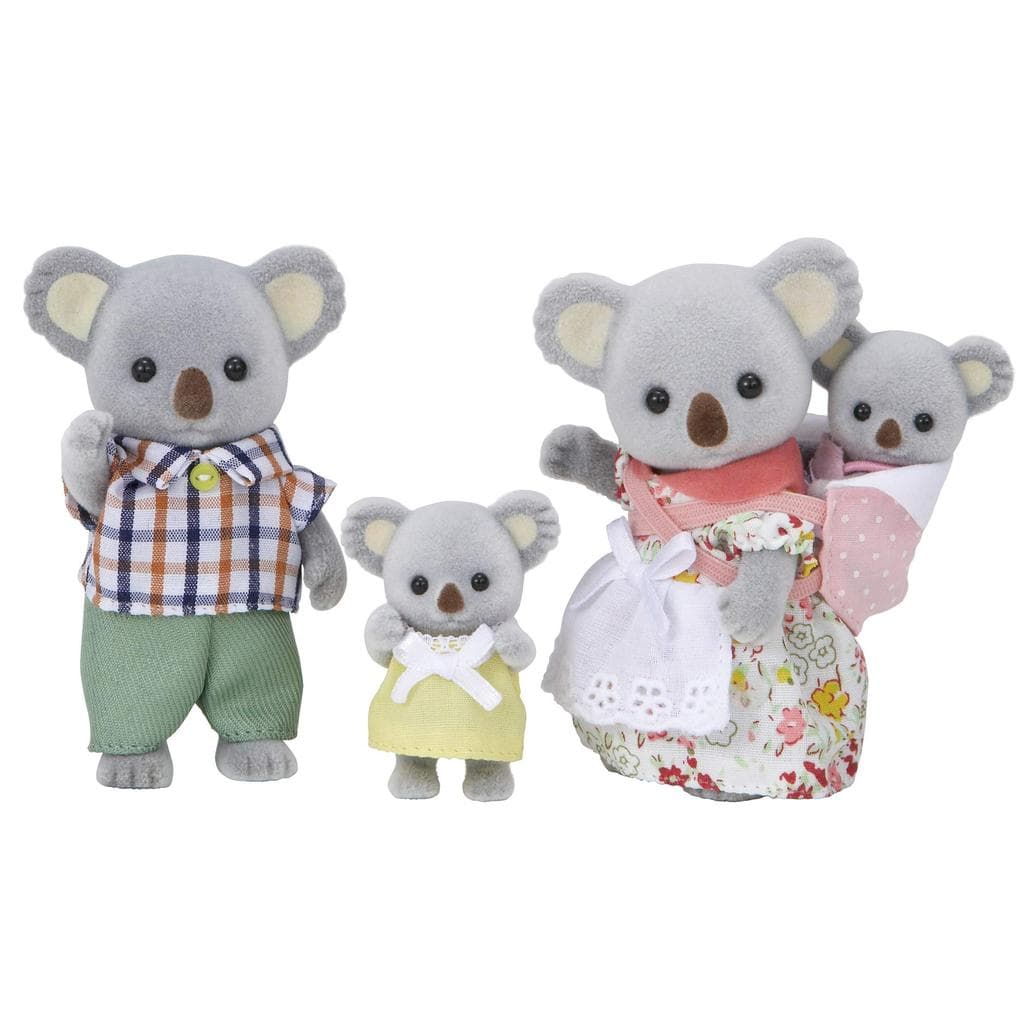 Bonecas Sylvanian Families [Família Koala] FS-15 com Certificação ST Mark, para crianças a partir de 3 anos, Casa de Bo