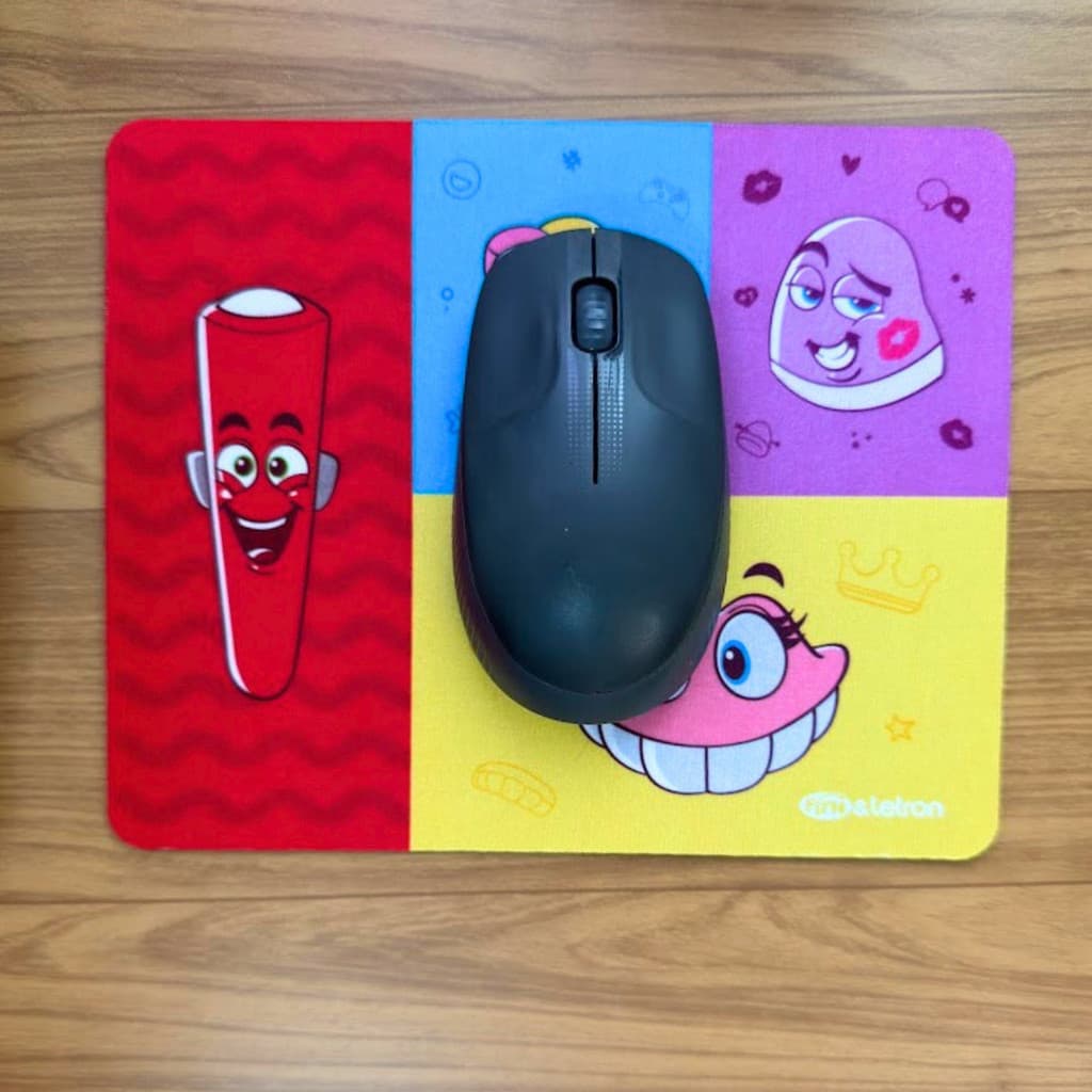 Mouse Pad Slim Emborrachado Estampa Doces Fini