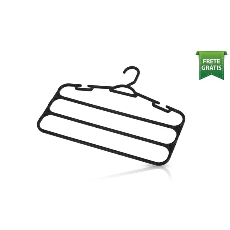 [PROMOÇÃO] Cabide para Calças 3 Divisórias Reforçado – Organizador de Guarda-Roupa Cabides