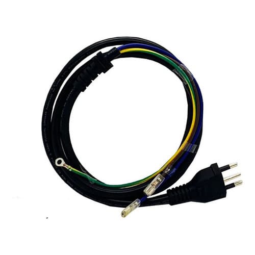CABO FORÇA TRIPOLAR MICROONDAS 180º 1,2M 16A 250V PRETO