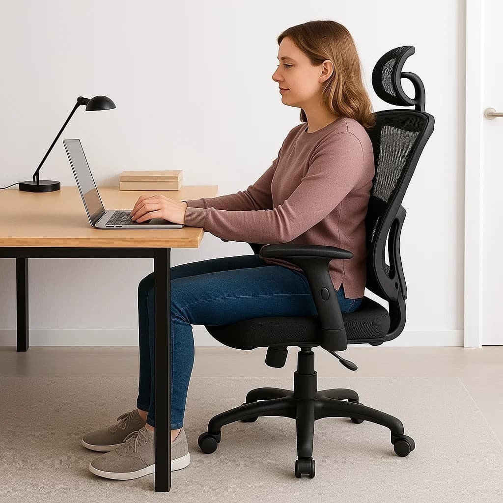 Cadeira Gamer Escritório Ergonômica Giratória Reclinável Conforto