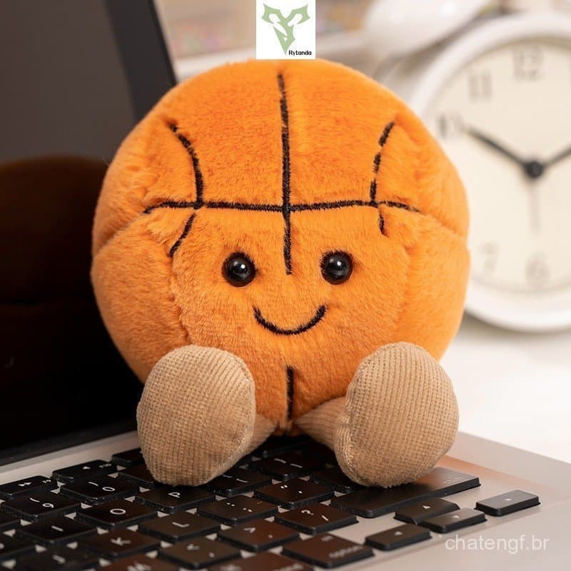 Rytanda Em Estoque Bola Boneca De Pelúcia Brinquedos Basquete , Futebol , Beisebol , Tênis , Bilhar Plushies Recheado En