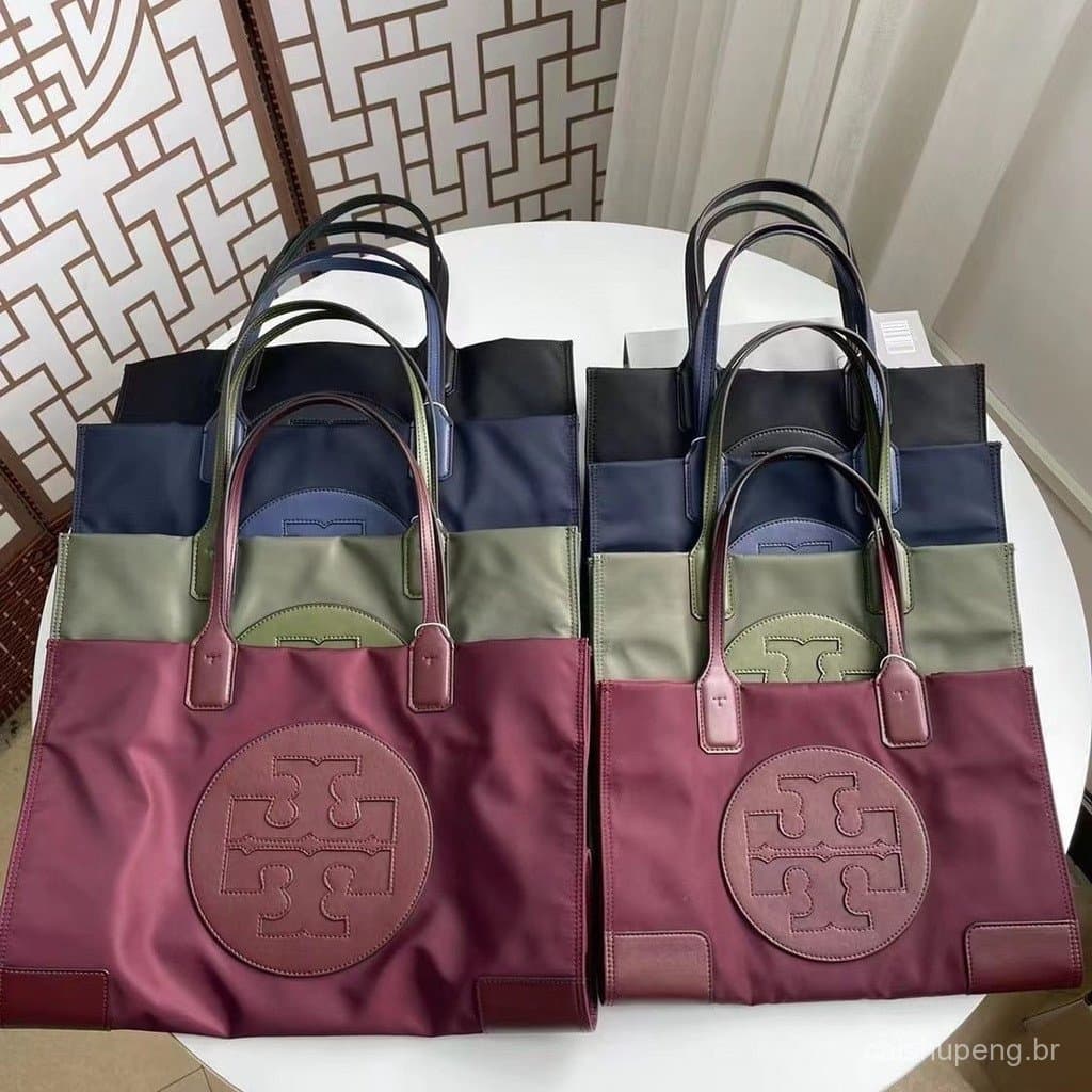 Bolsa de Ombro Feminina de Nylon Tb Moda Casual All-Match 5V6C