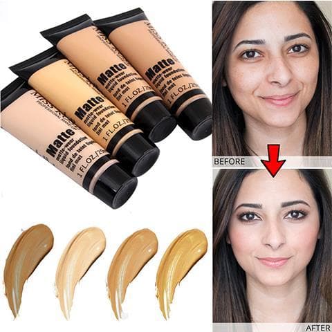 Masculino feminino europeu americano base líquida Bronze trigo cor preto corretivo BB creme maquiagem Natural