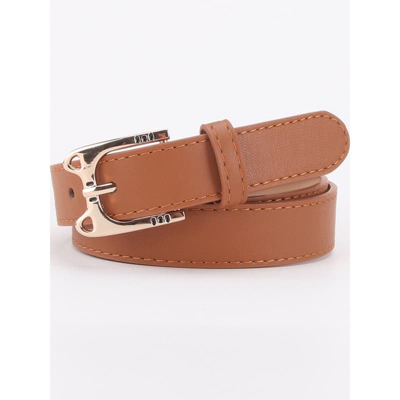 Moda senhoras cinto moda bonito Meow cabeça liga fivela cinto decorativo feminino Jeans calças cinto feminino