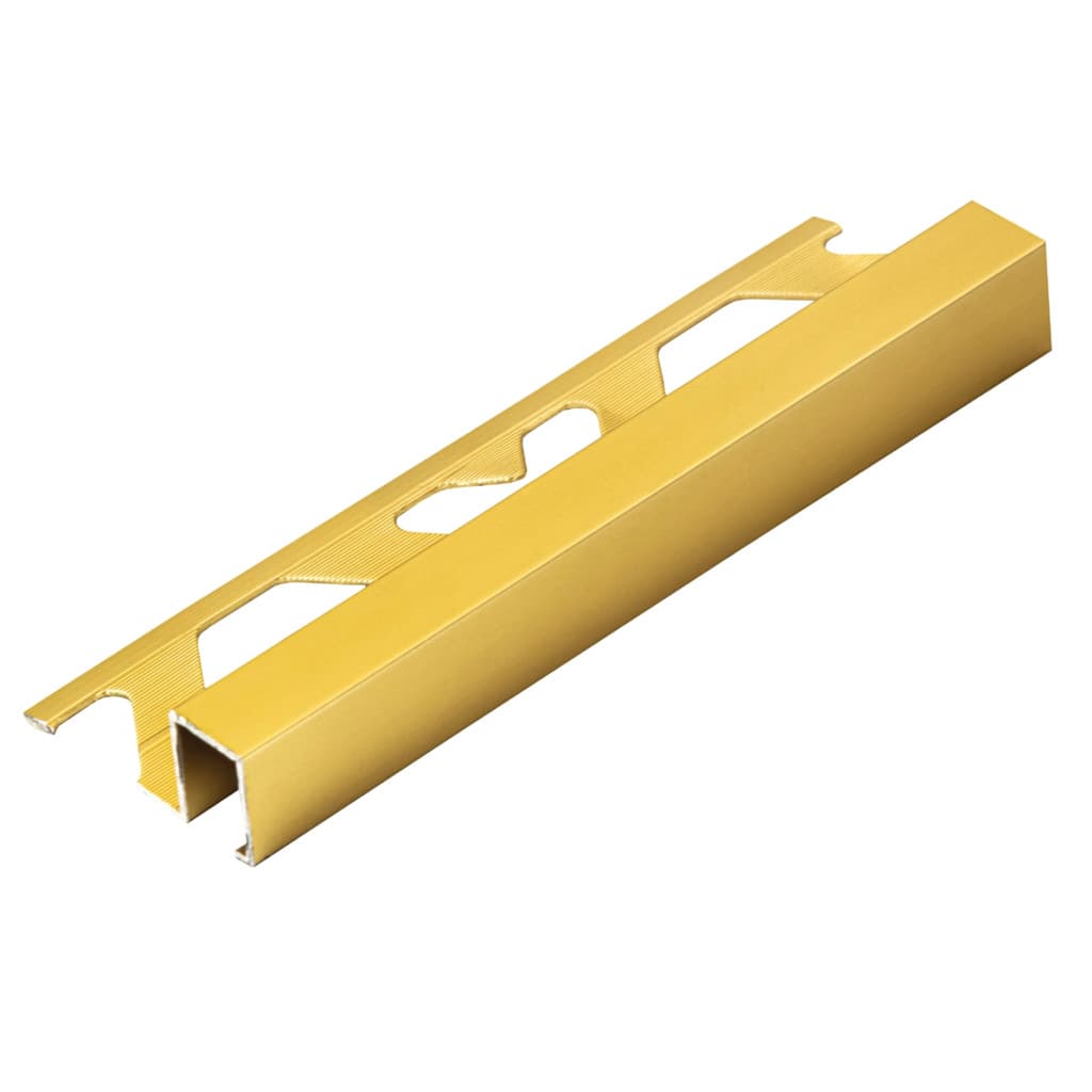 Perfil Firenze Golden Matte 1 Metro para Porcelanato