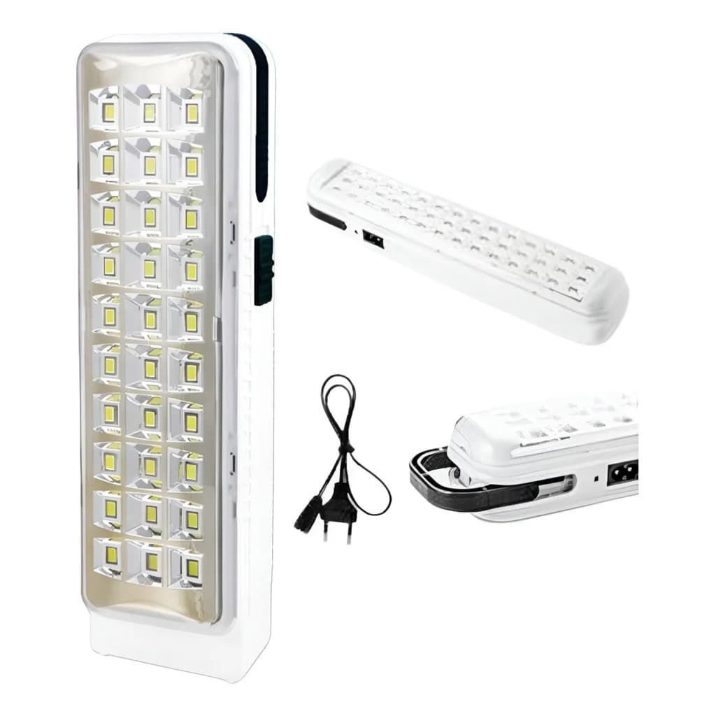 Luminária Emergência 42 Leds 21w 1200mah B-max Recarregáv...