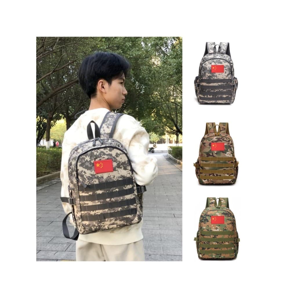 Crianças camuflagem mochila meninos comendo saco de frango lazer mochila de viagem ombro primário estudantes da escola p