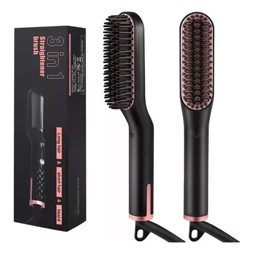 Escova Alisador Cabelo BARBA CHAPINHA MASCULINO Wt-023 Elétrico Aquecida estoque no brasil