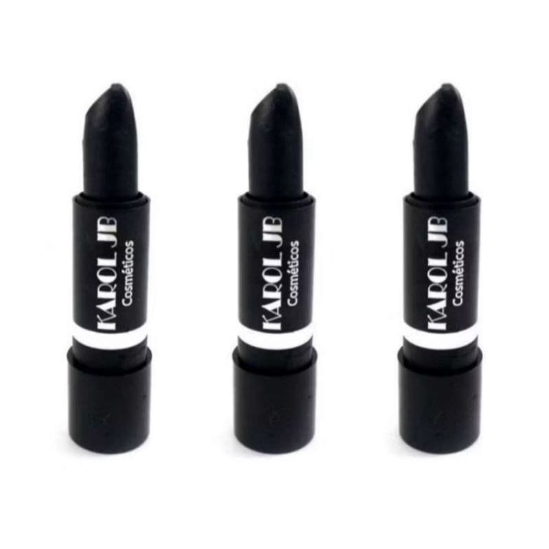 Batom Matte Preto Gótico Karol JB