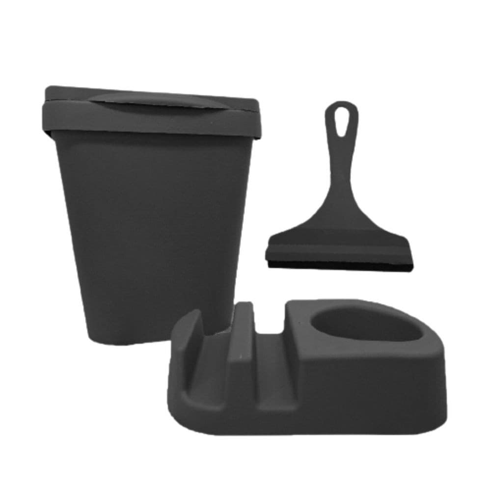 Kit Pia Porta Detergente/Rodo de Pia/Lixeira Cozinha Area Gourmet Conjunto Pia