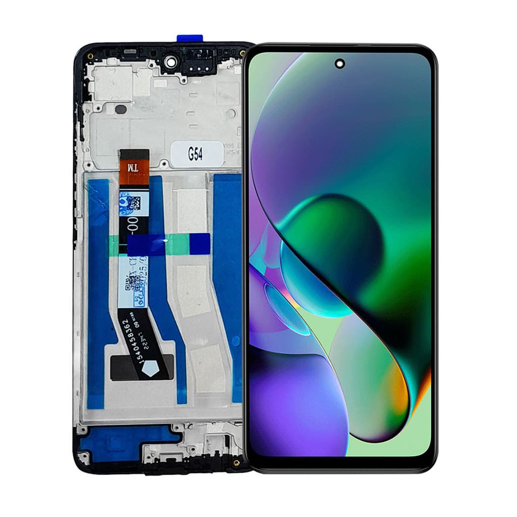 Tela Display Frontal Para Motorola Moto G54 C/ Aro