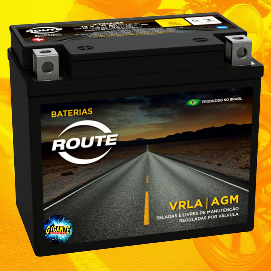 Bateria Moto Suzuki Dl650 V-strom Bandit Citycom 300 Route YTX12BS 12V 11ah AGM Selada YTX12-BS