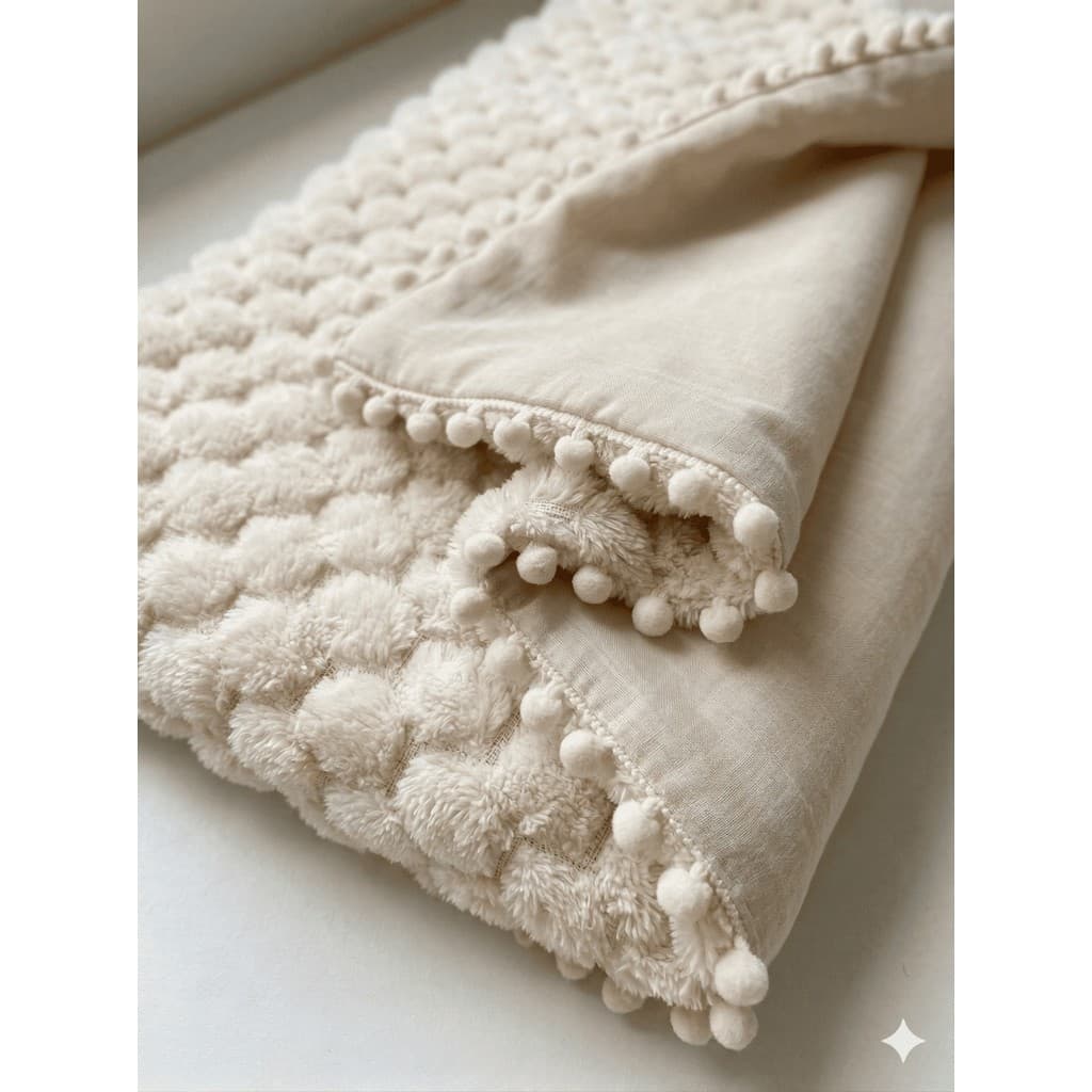 Manta Fleece Dupla Face para Bebê – Macia, Quentinha e Confortável