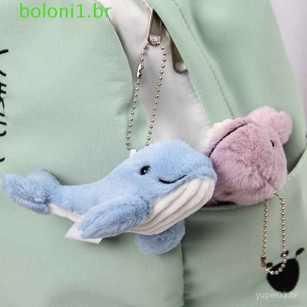 Cetacean Pingente , Kawaii Bonito Pelúcia Baleia Chaveiro , Brinquedos Dos Desenhos Animados Macio Organismo Mari