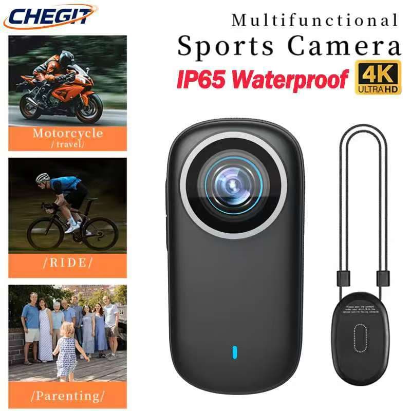 WiFi Mini Câmera De Ação Esporte Ao Ar Livre Polegar Bolso Capacete Portátil Motocicleta Filmadora Para Vlog Ciclismo Co