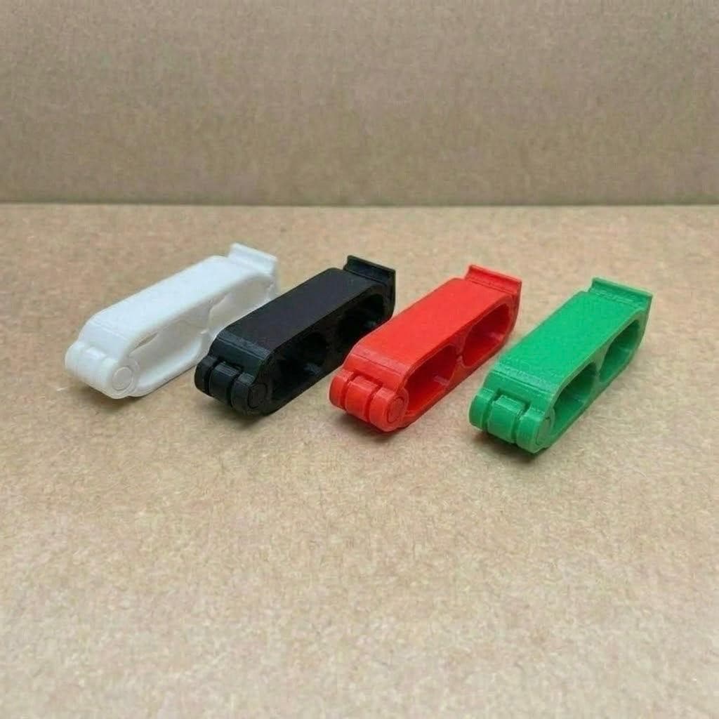 Organizador de Cabos com Presilha Frontal | Kit por Cores para Mesa, Escritório e Setup