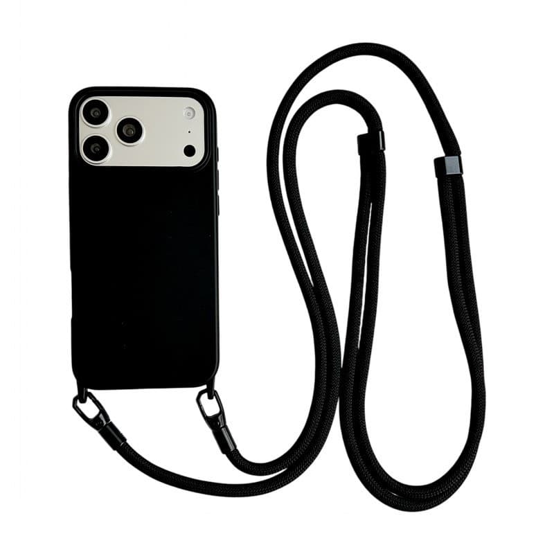 Caso Cordão Para iPhone 17 Pro Max 15 16 Plus 17 Ar Doces À Prova De Choque Crossbody Pescoço Cinta Macio Capa Oficial