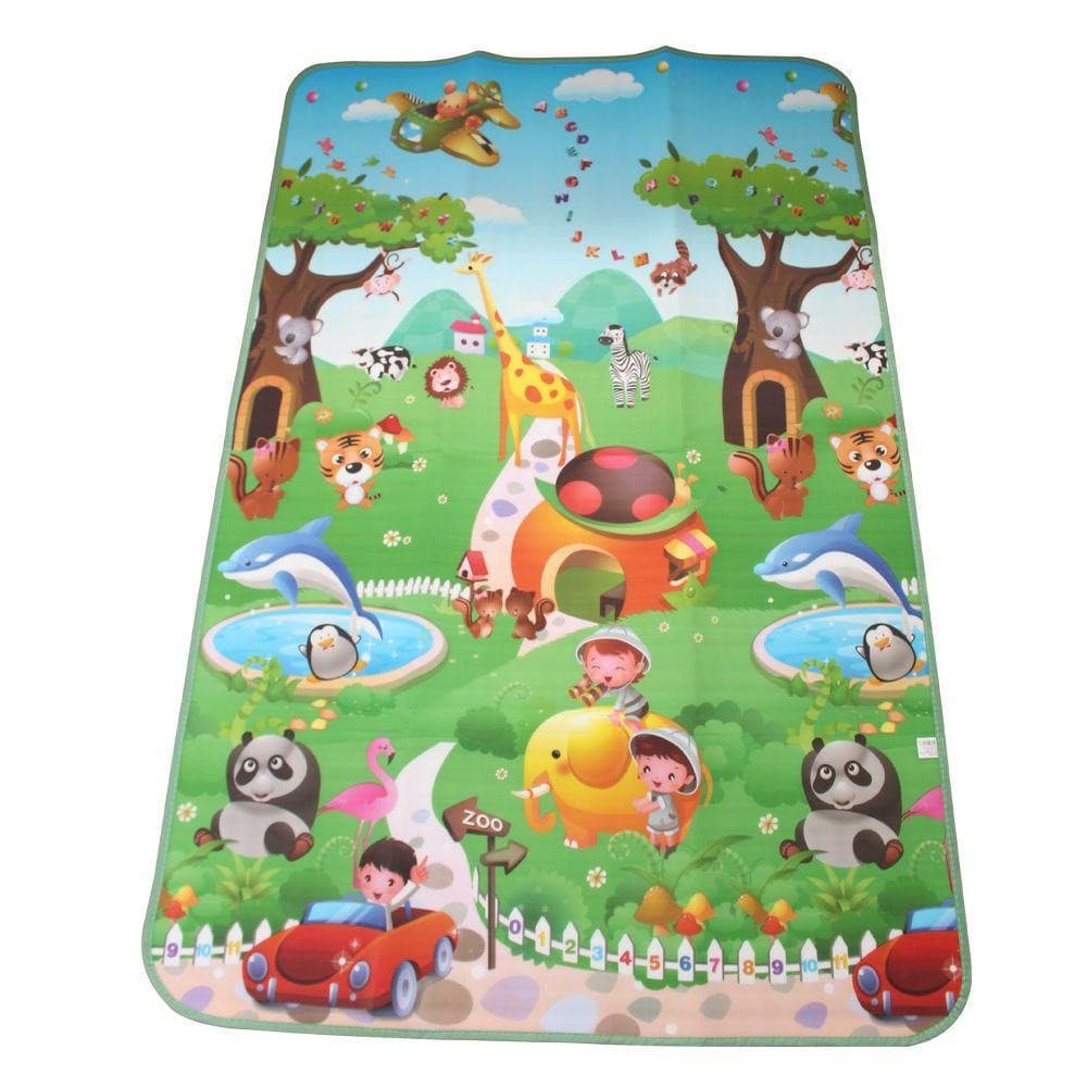 Tapete Térmico Infantil ABC Dobrável 120x90cm | Educativo Emborrachado | Impermeável e Antiderrapante